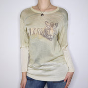 80s KRIZIA Tiger Sweater (M)