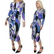 Pucci Longsleeve Midi Dress (M/L)