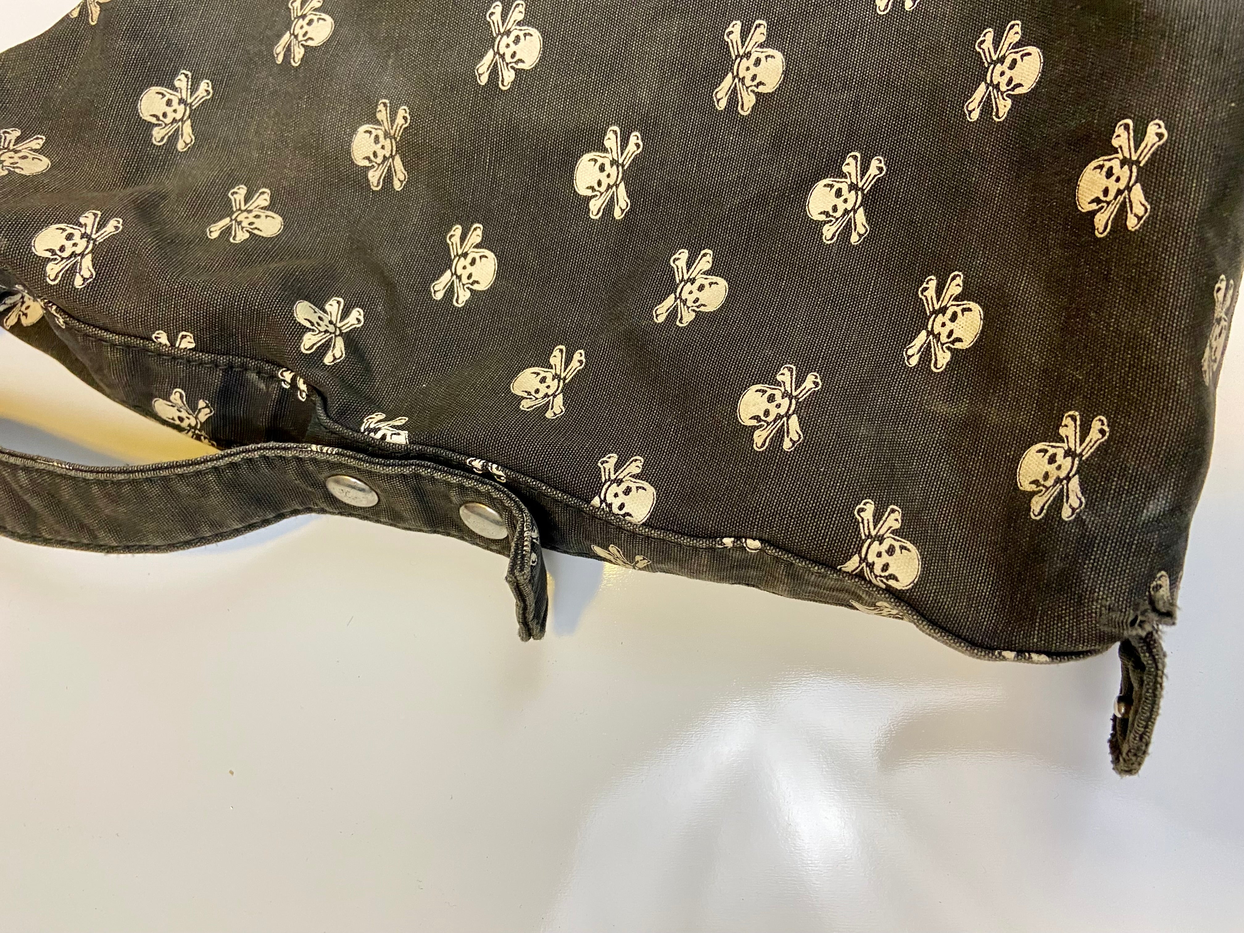 Skull ☠️ pattern fabric bag