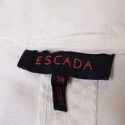 Y2K ESCADA White Collared Jacket (M)