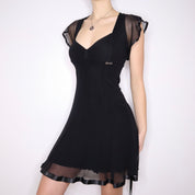 Y2K Italian Black Mini Dress (S)