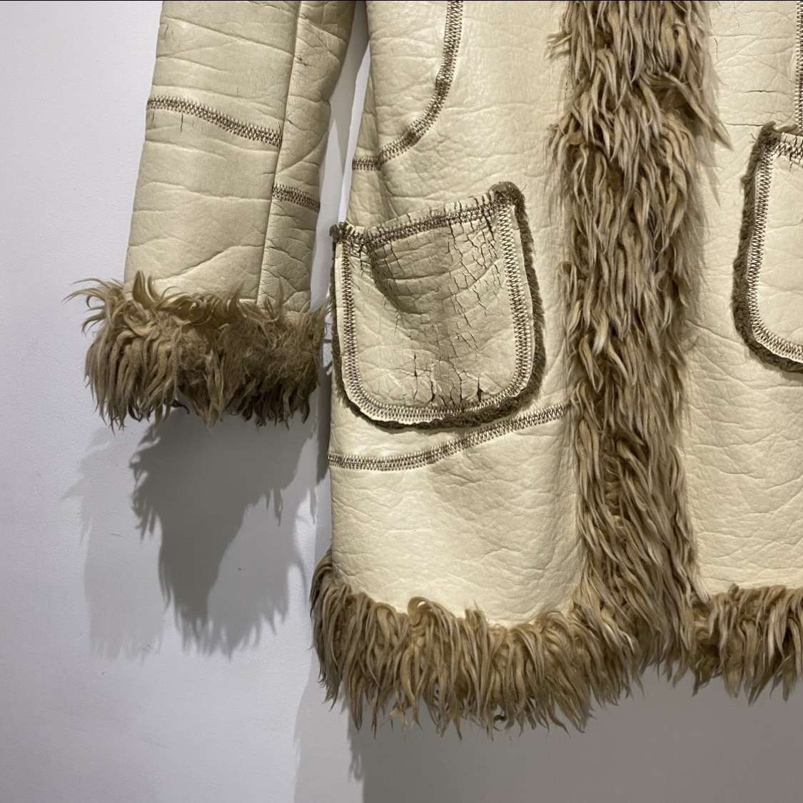 Y2K Vintage Miss Sixty Afghan Coat (S)