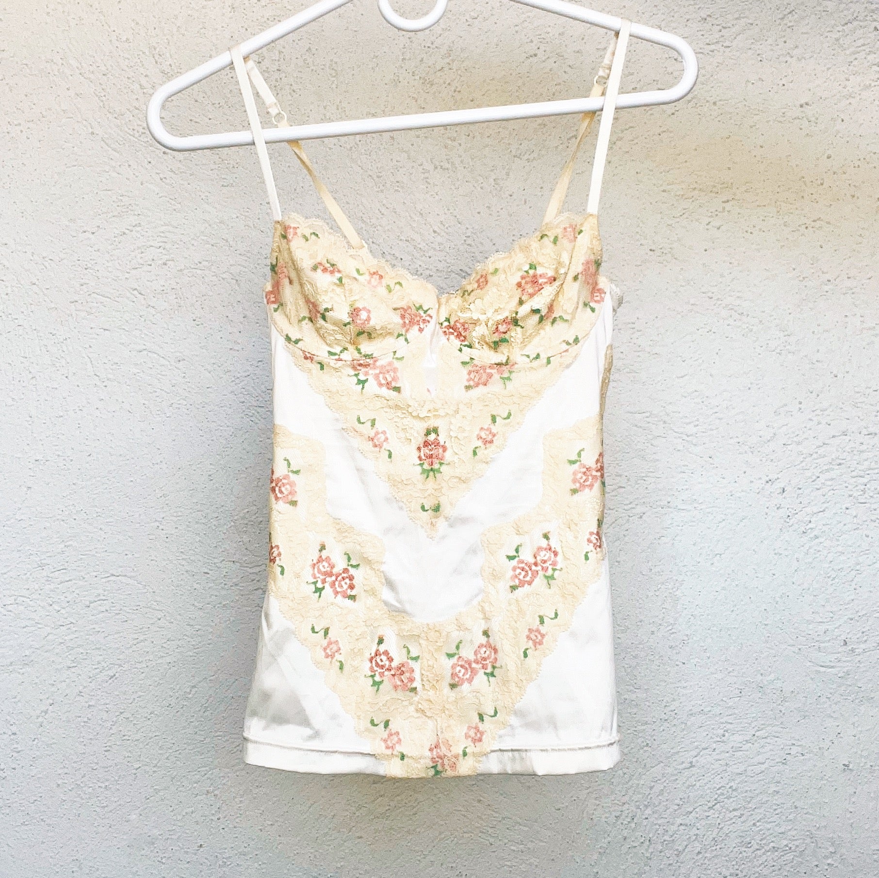 Lacy Floral Lingerie Top