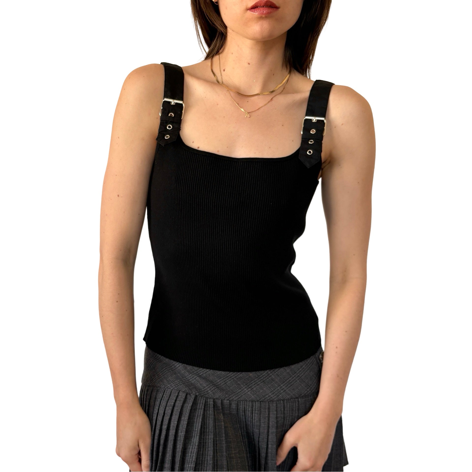 90s Silk Buckle Tank (M)
