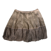 Vintage Grunge Bubble Midi Skirt (M/L)