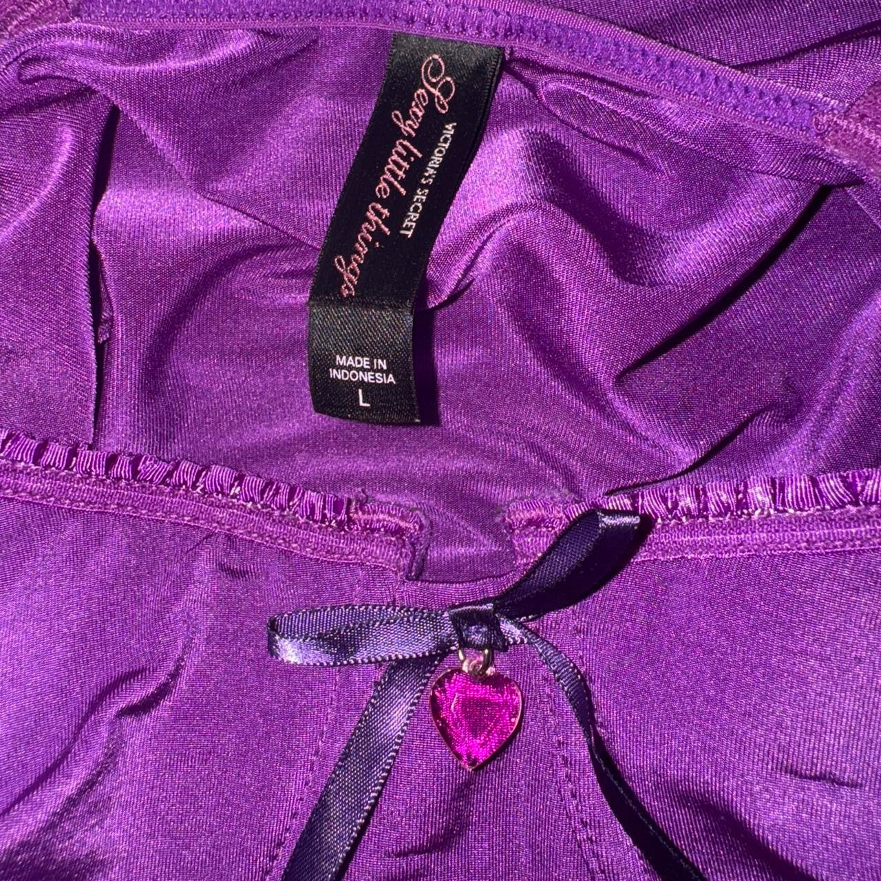 Y2K Victoria’s Secret Ruched Purple Bustier (L)