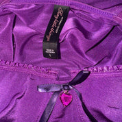 Y2K Victoria’s Secret Ruched Purple Bustier (L)