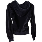 Y2K velour star zip up hoodie (S/M)