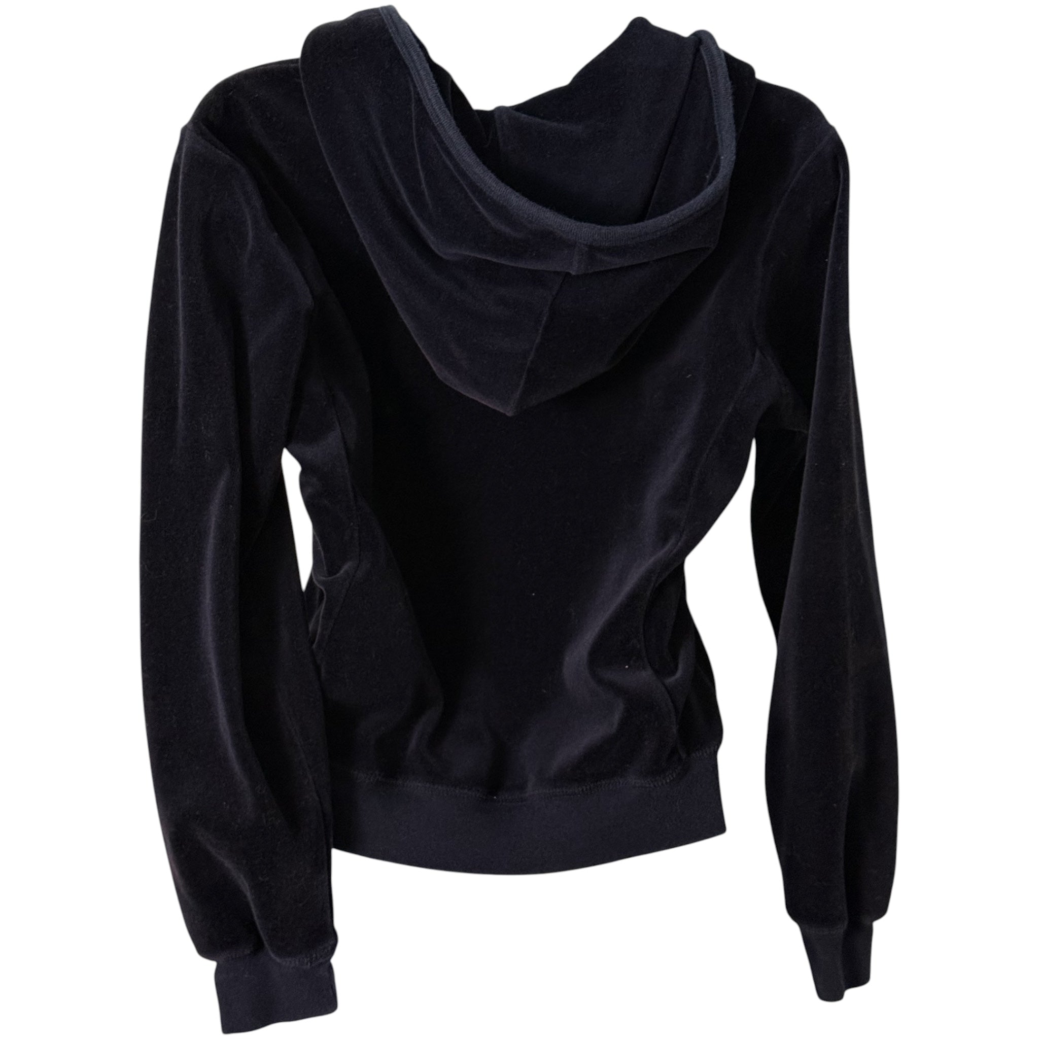 Y2K velour star zip up hoodie (S/M)