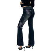 2000s Embroidered Jeans (S)