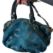 Coach Madison Dotted Op Art Sophia Satchel