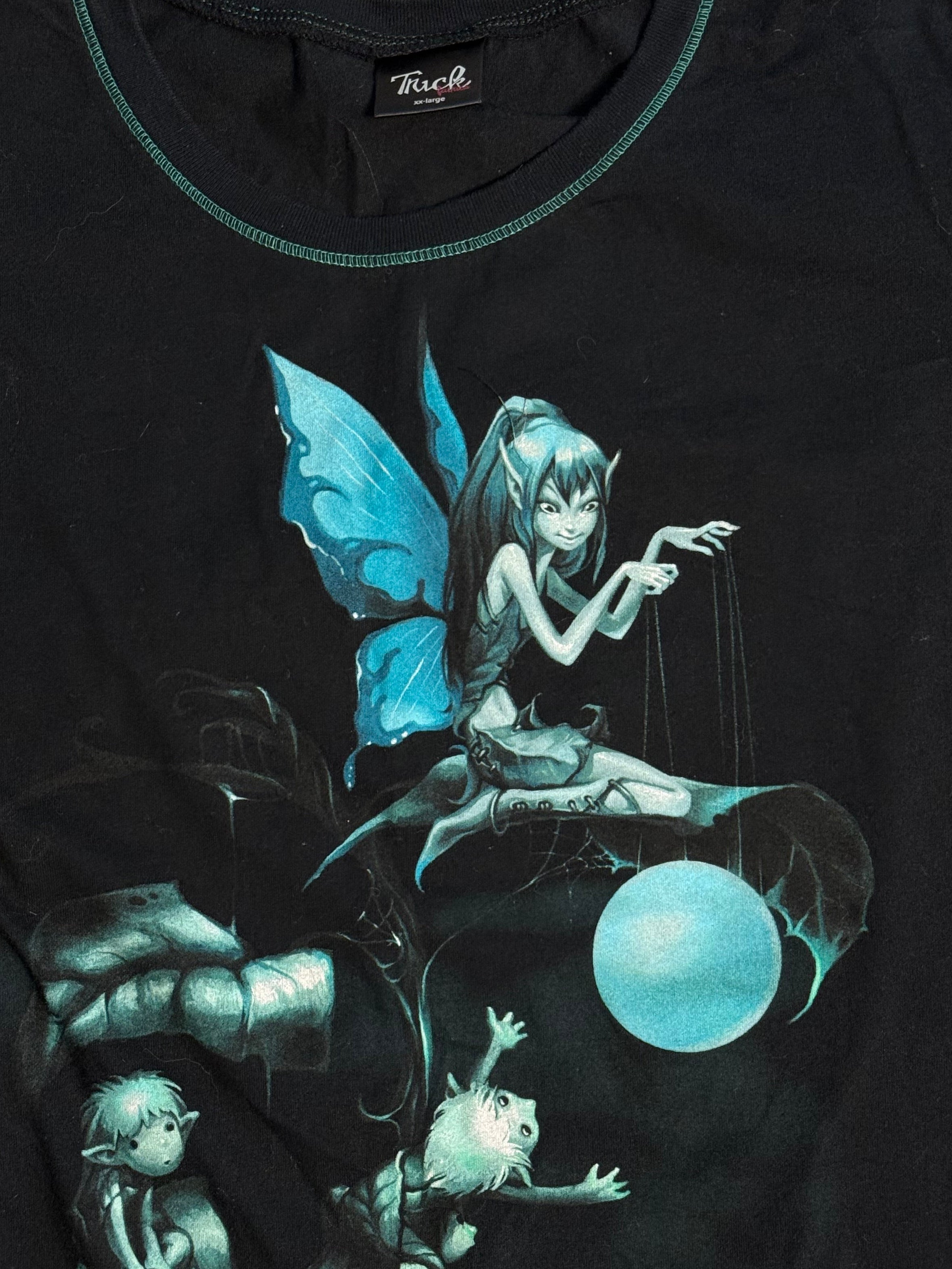 RARE Y2k TRICK FAIRIES GRAPHIC BABY TEE  (1X-2X)