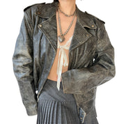 90s Biker Jacket (XL)