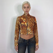 Vintage Italian Leopard Jacket (S)