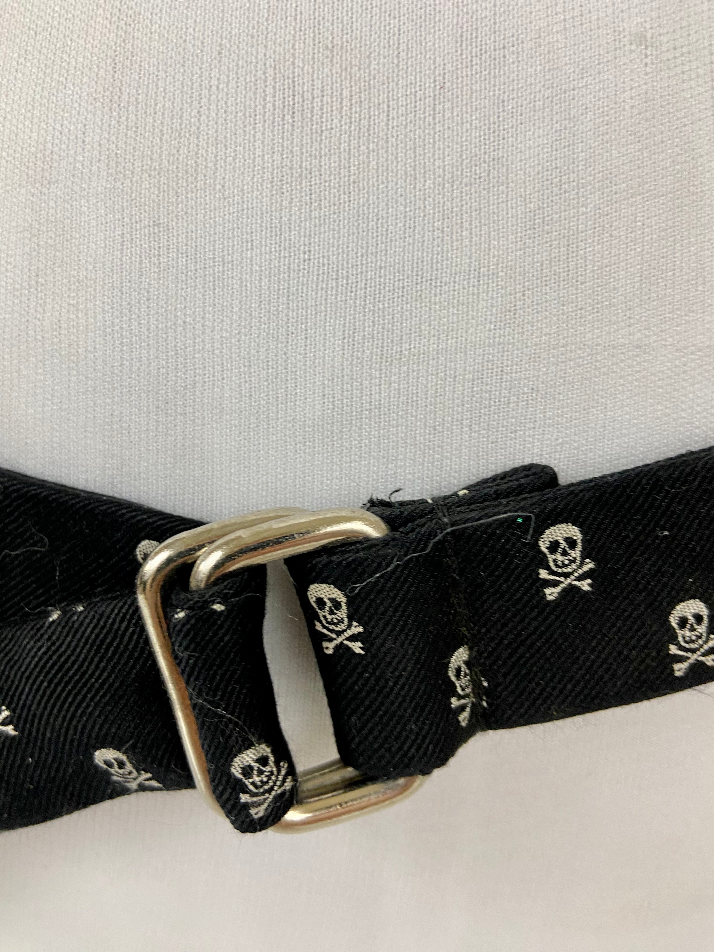 Skull ☠️ fabric belt