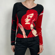 Custo Barcelona Graphic Print Sweater (S)