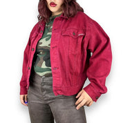 90s Cranberry Denim Jacket (L)