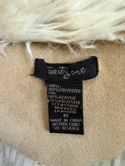 Y2K Faux Seude/Fur shearling jacket (M)