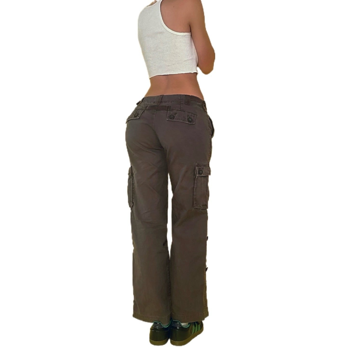 Y2k Umber Cargo Pants (S)