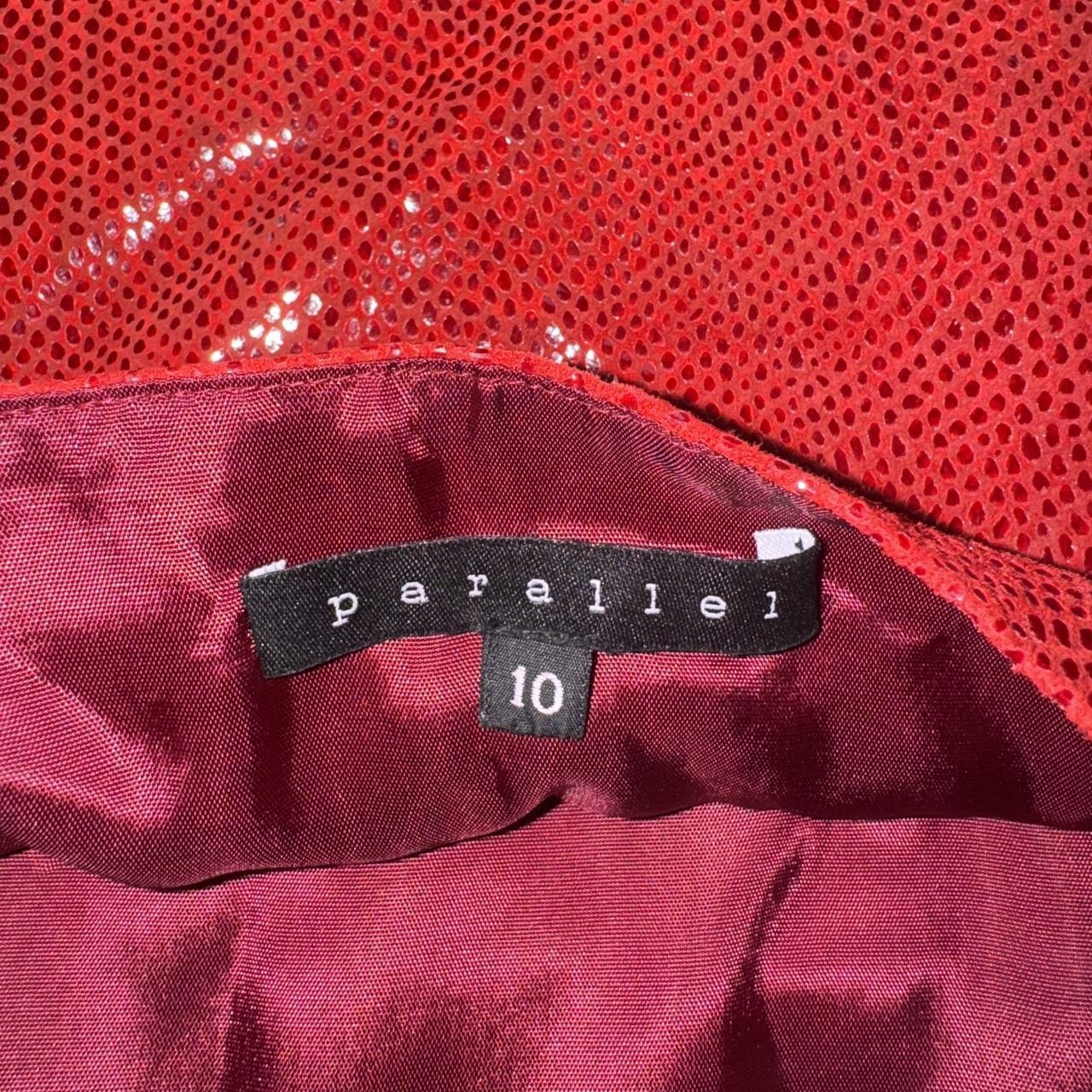 Y2K Snakeskin Leather Halter Top (M)