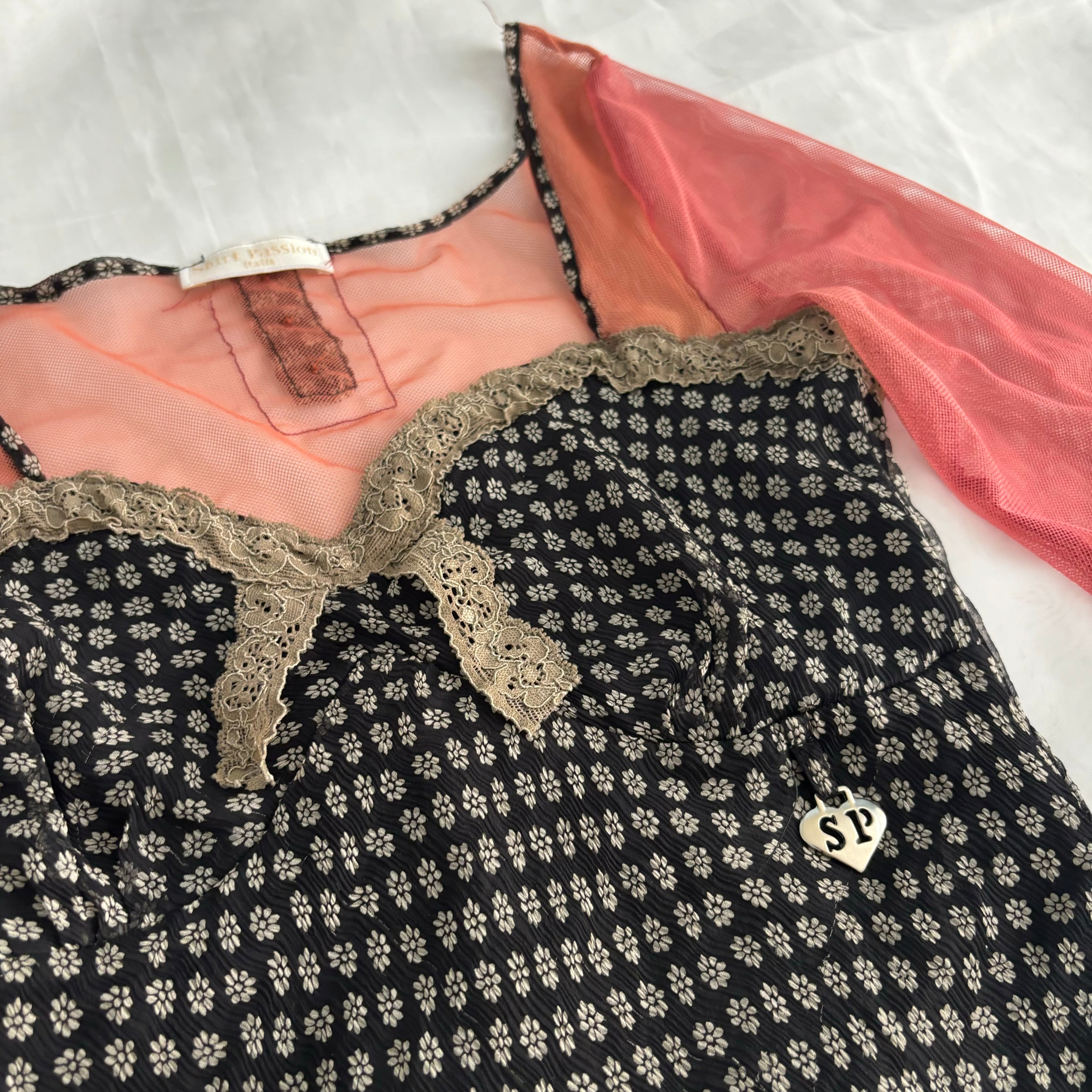 Vintage Italian Silk Dress (S)