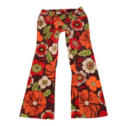 Y2K MISS SIXTY Floral Low Waisted Flare Pants (S)