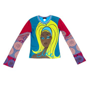 Custo Barcelona SATC Graphic Top (M)