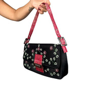 XOXO Beaded Baguette Bag