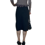 Y2K Pimkie Pinstripe Midi Skirt (XS)