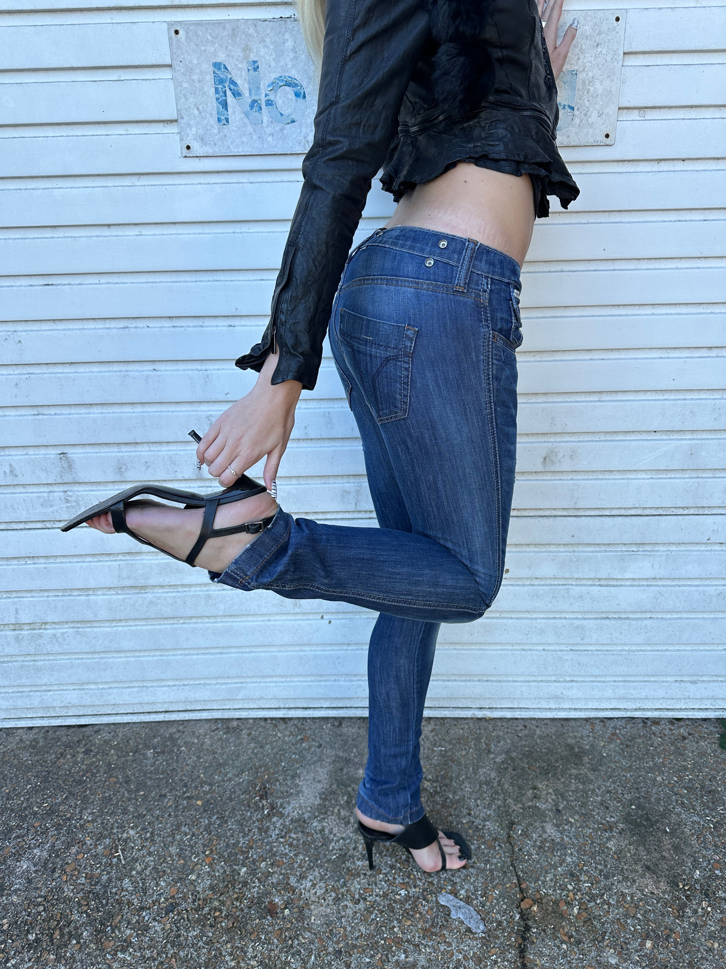 2010s Miss Sixty Blue Skinny Jeans (XS/S)