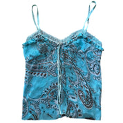 Vintage Italian Mesh Paisley Cami (S/M)
