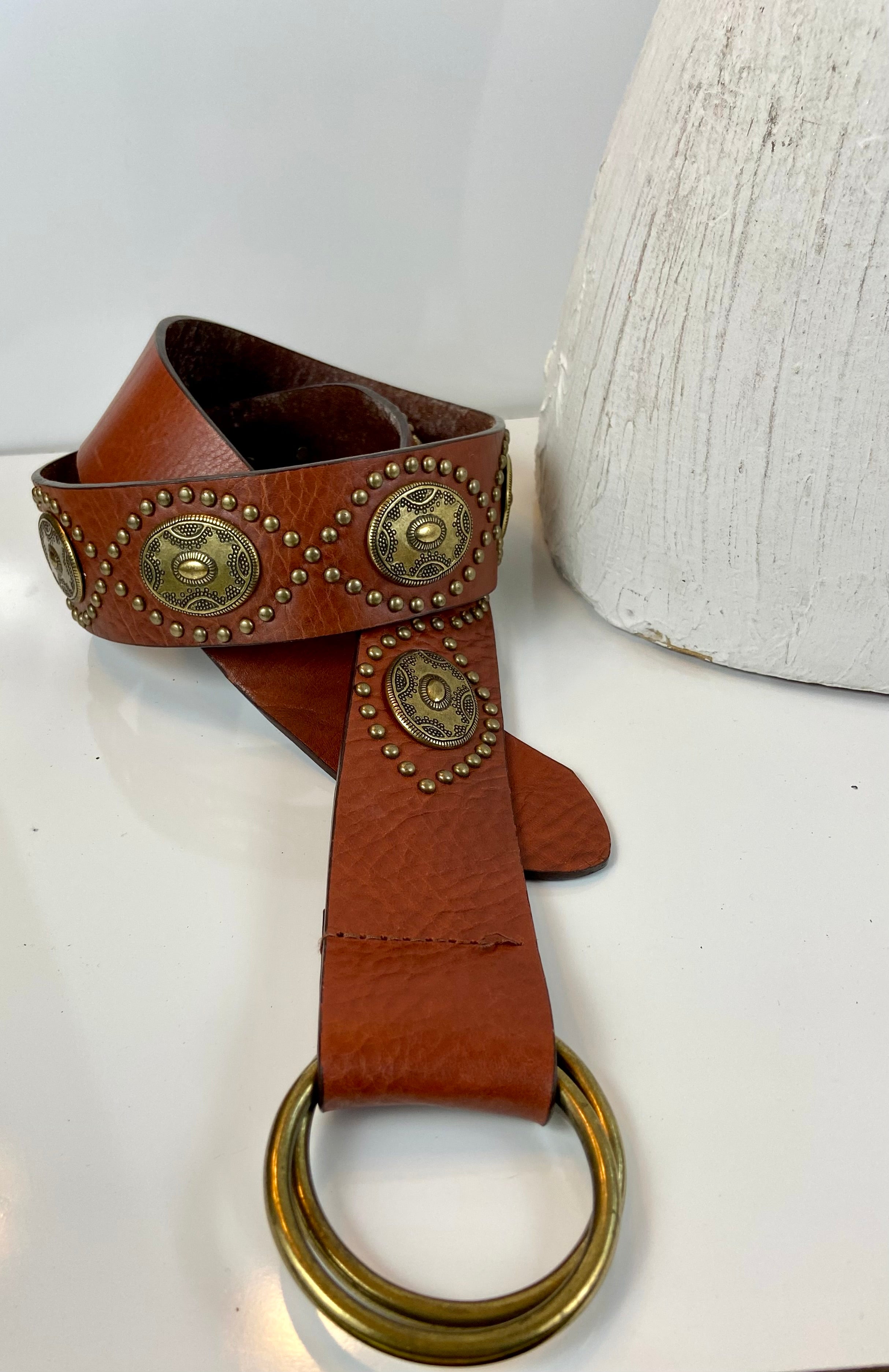 Leather belt
