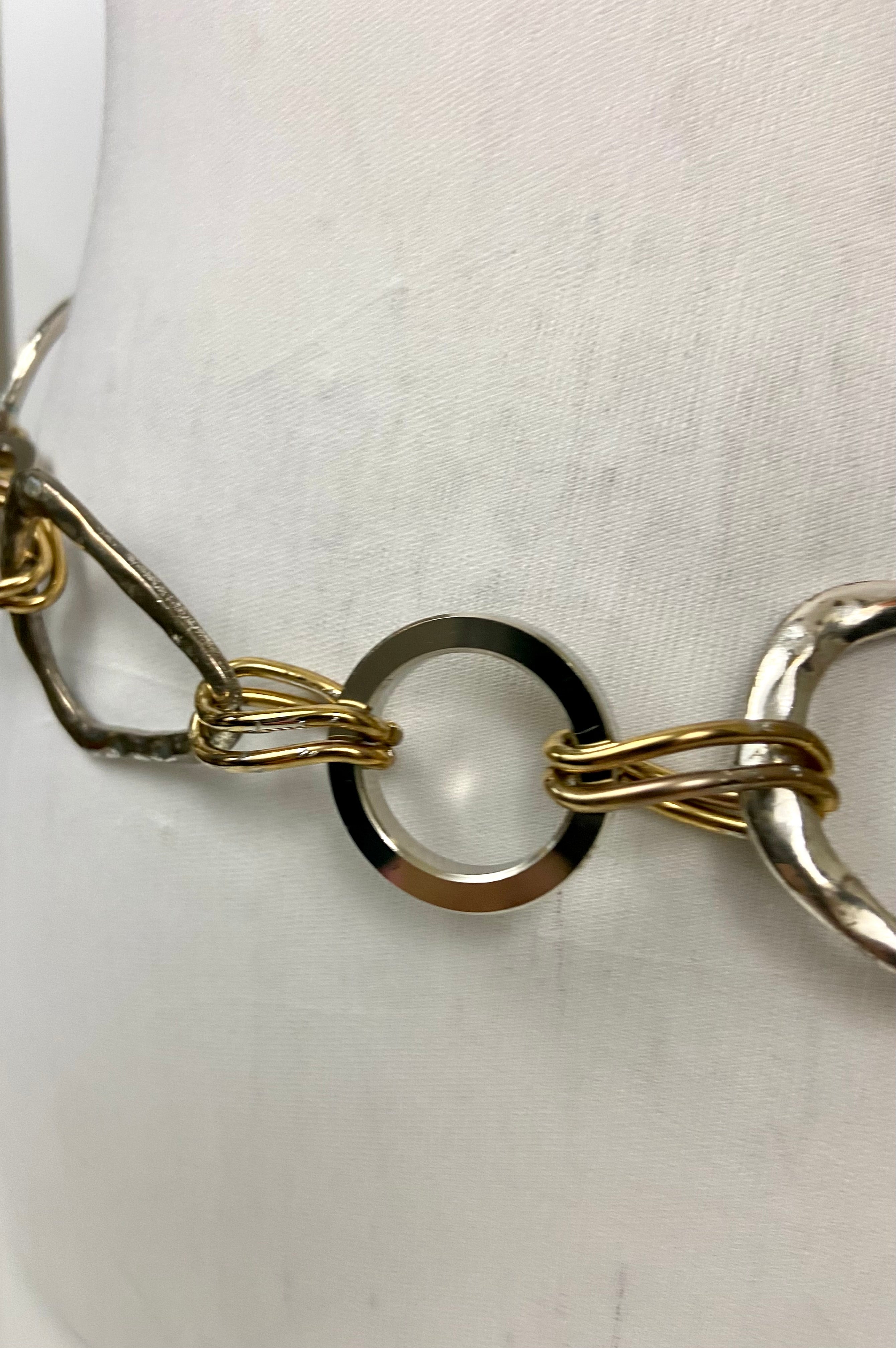 Gold & silver waist chain belt