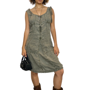 Vintage Utility Cotton summer Dress (M)
