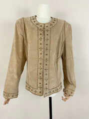 Pamela McCoy leather jacket