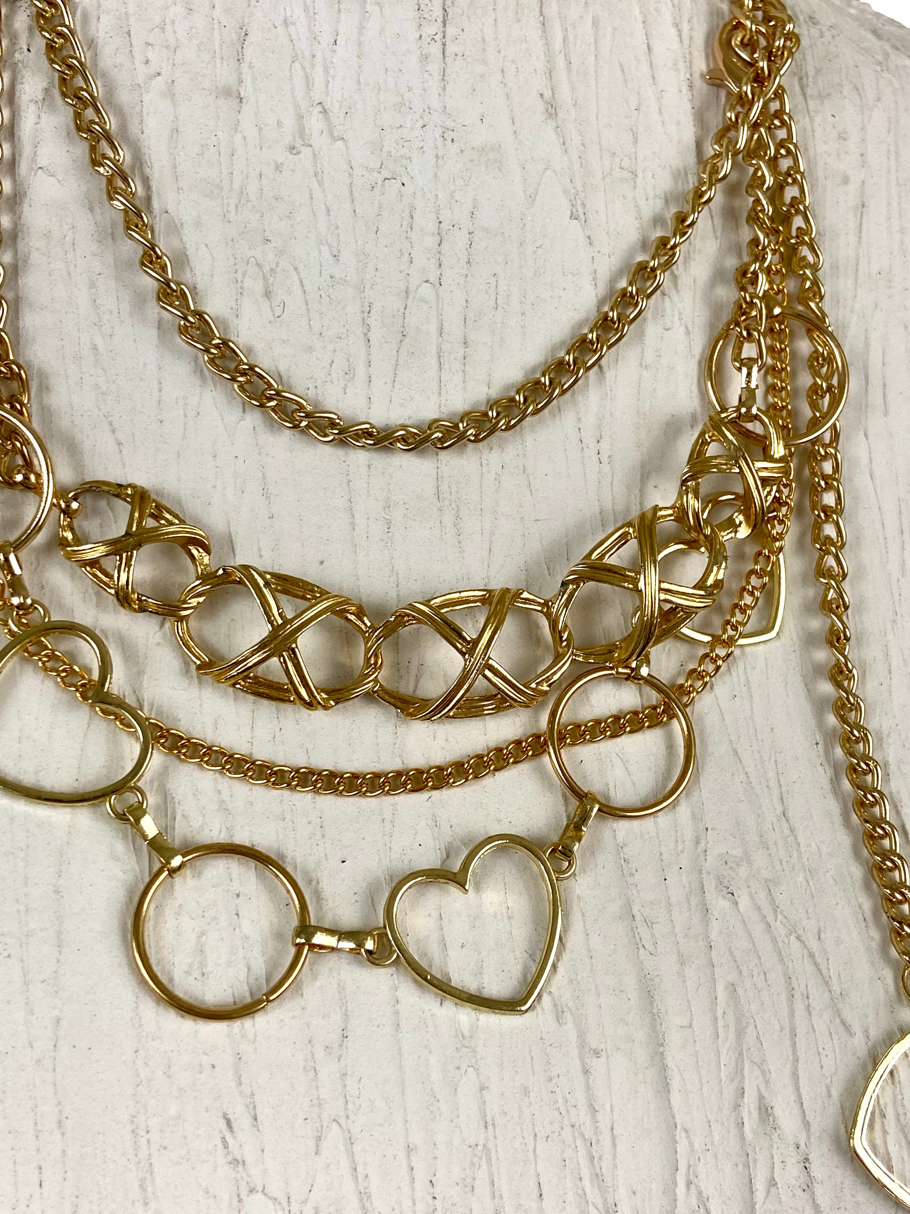 Gold layered belt