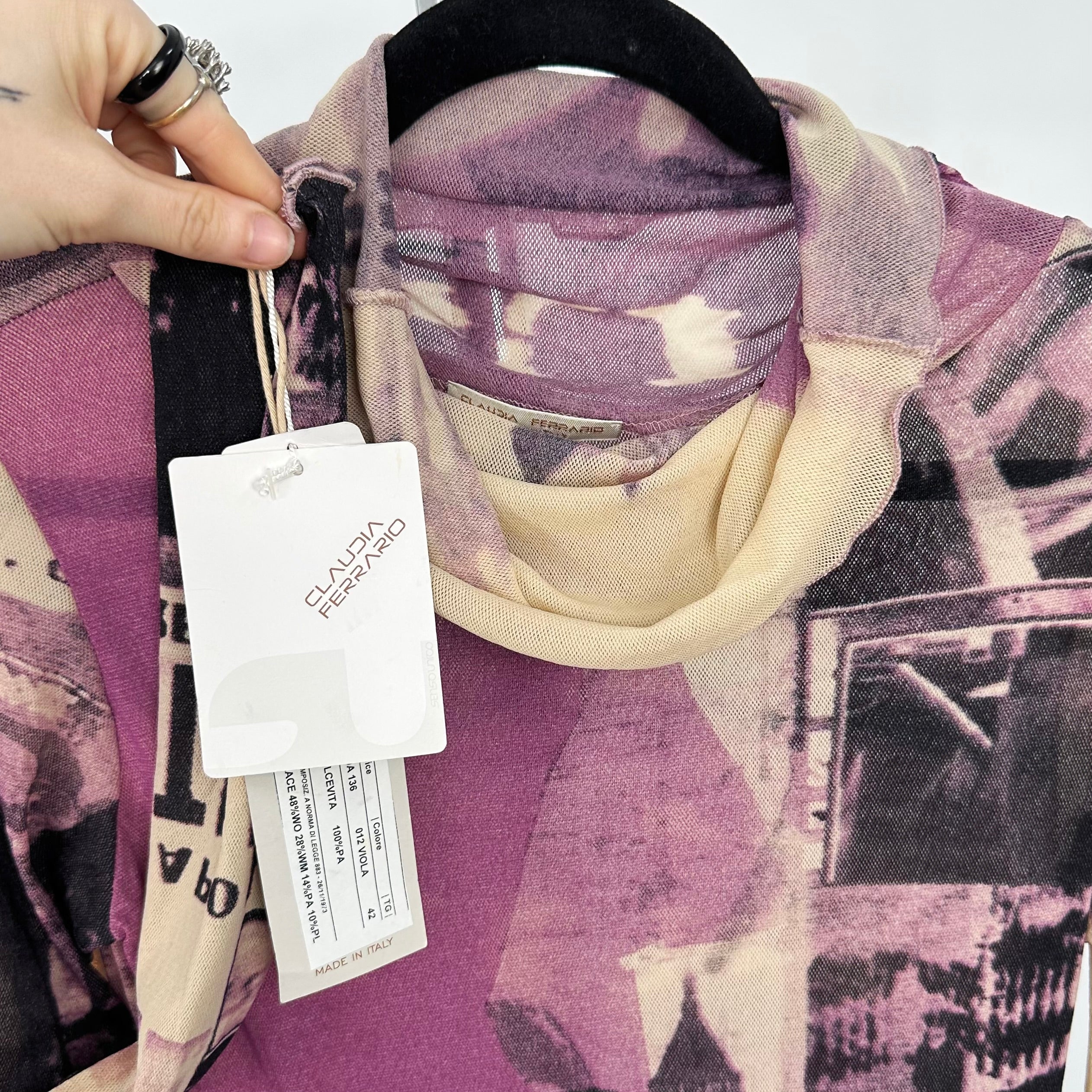 Italian Vintage Micromesh Longsleeve (M)