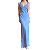 Vintage Baby Blue Maxi Dress (S)