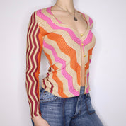 Y2K MISSONI Colorful Cardigan (S)