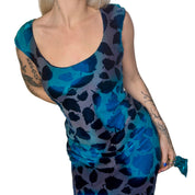 Vintage Velvet Maxi Dress (M)