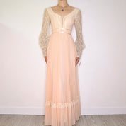 70s GUNNE SAX Romantic Corset Gown (XS)
