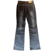 Denim Corduroy Patchwork Jeans (M)