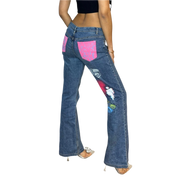 Vintage Y2K Embellished Denim pants (XS/S)