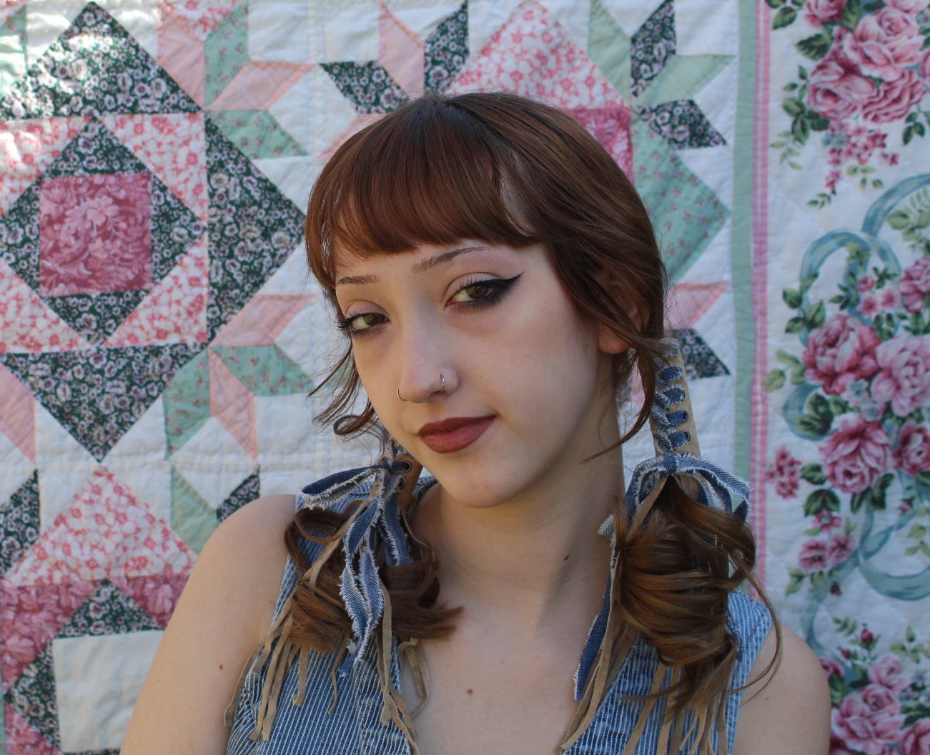 Leather Pigtail Hair Wraps