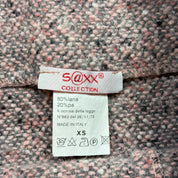 Vintage Saxx Pink Wool Skirt (XS)