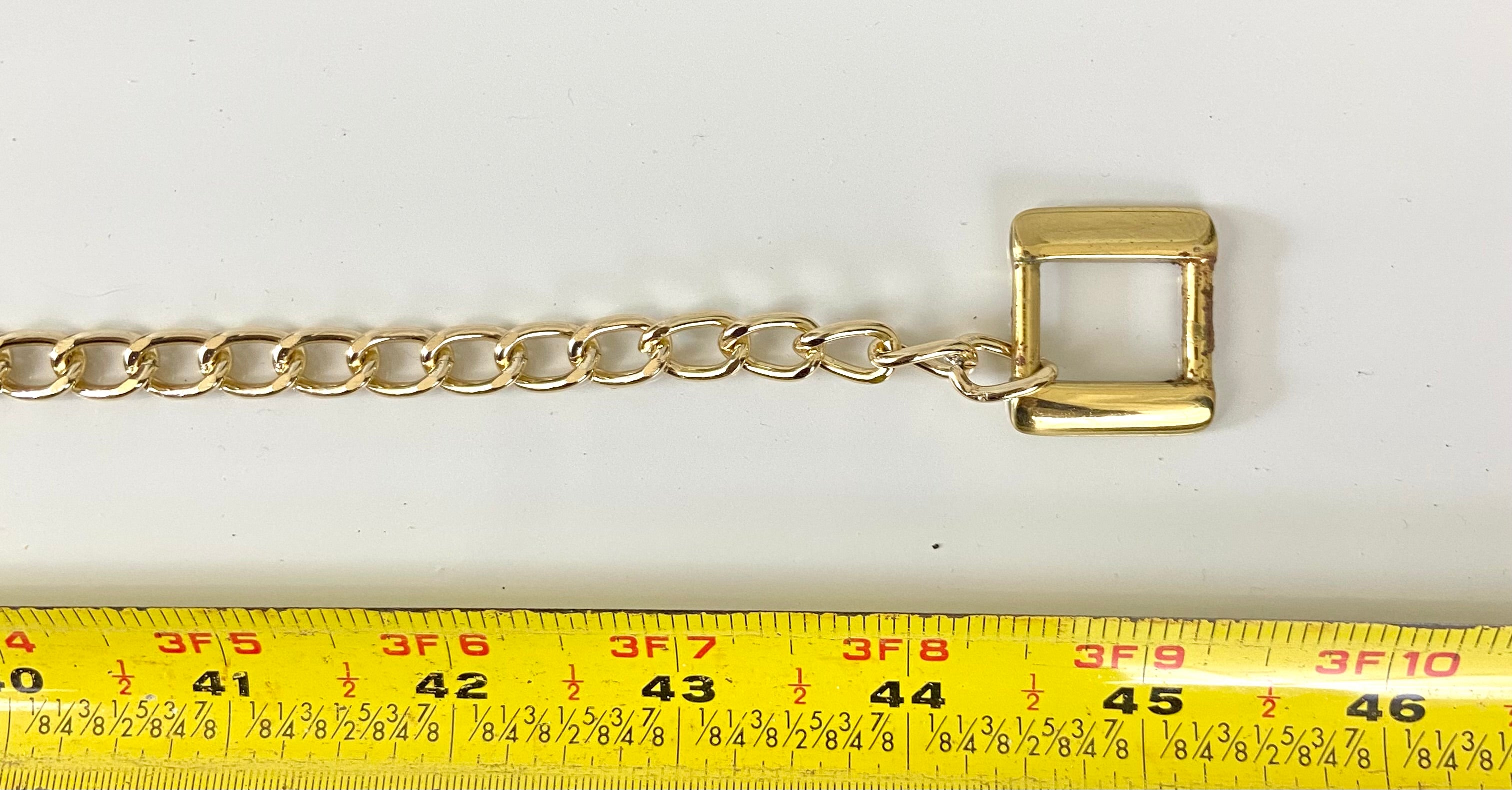 Gold chain belt