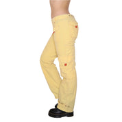 Y2K Yellow Low Waisted Cargo Pants (M)