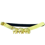 Vintage Gold Elephant Belt