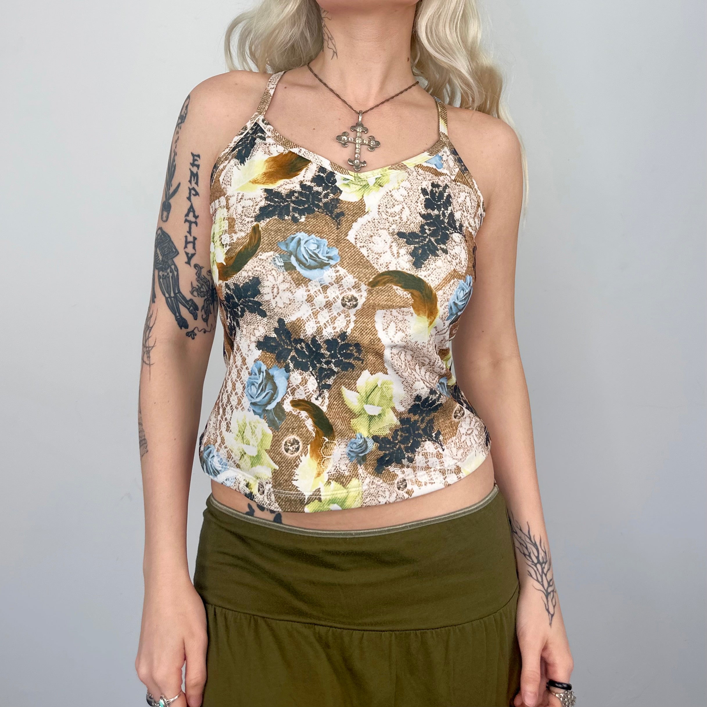 90s Digital Print Tank Top (S/M)