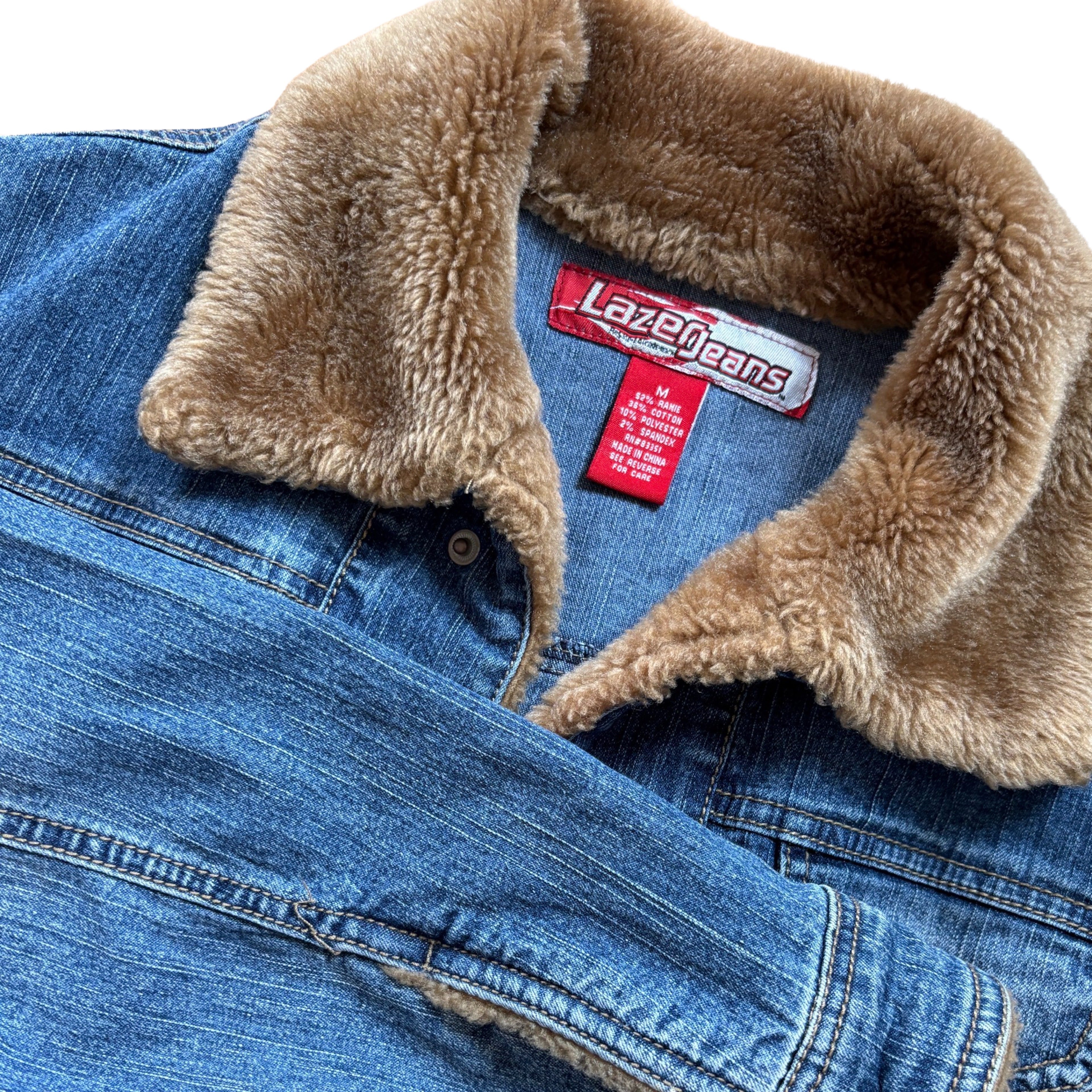 Y2K Cozy Denim Jacket (M)